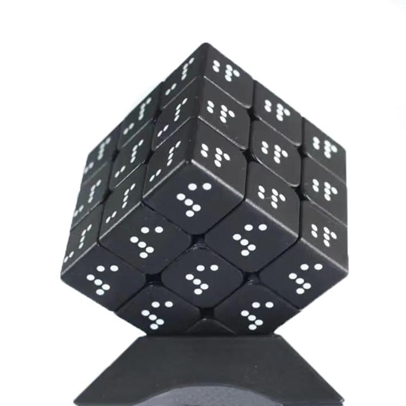 Kids Toys Unique - 点字スピードキューブ 3x3x3 教育パズルおもちゃ 盲人向け特別なギフト 子供 大人
