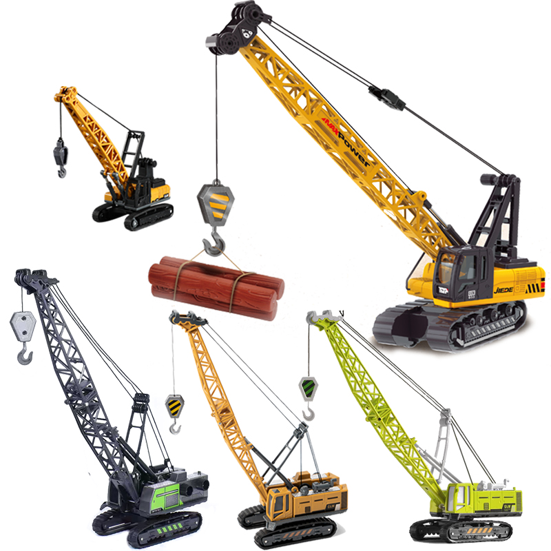 Kids Toys Unique - クレーンエンジニアリングダイキャスト合金 + プラスチックトラクター子供建設トラック知育玩具男の子子供車両モデルギフト