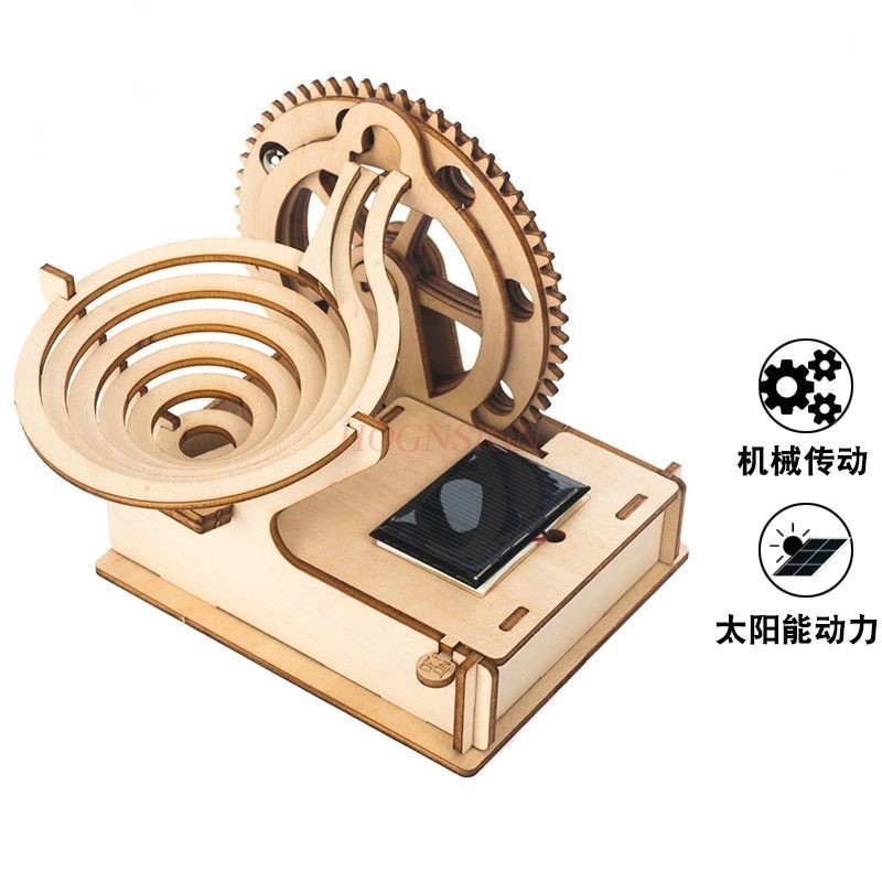 Marble Run Set - 子供用ソーラー木製マーブルラン 8-12 - 木製 3D パズル