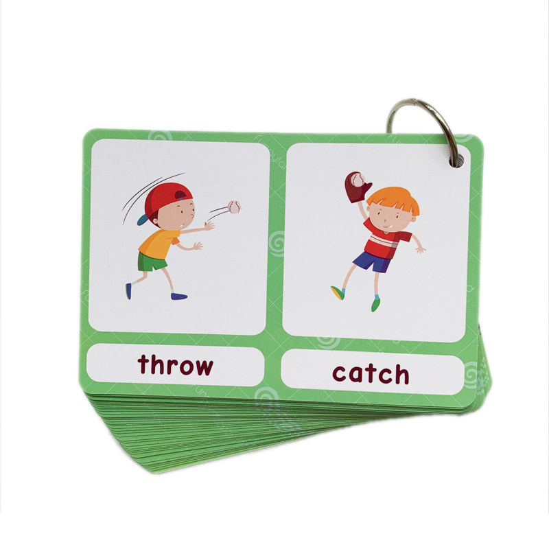 100組の反対語フラッシュカード 英語語彙カード 子供向け  - Kids Toys China のレビューと価格