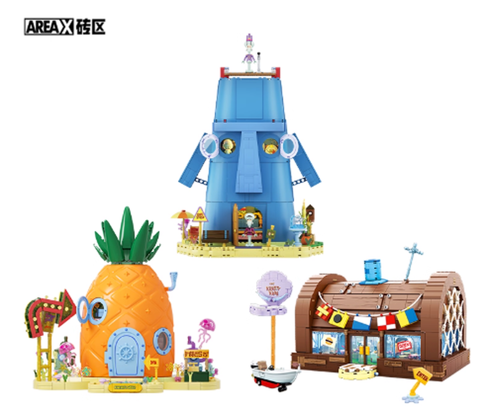 エリアックス スポンジボブ ビキニボトム ビルディングブロッ - Kids Toys China のレビューと価格