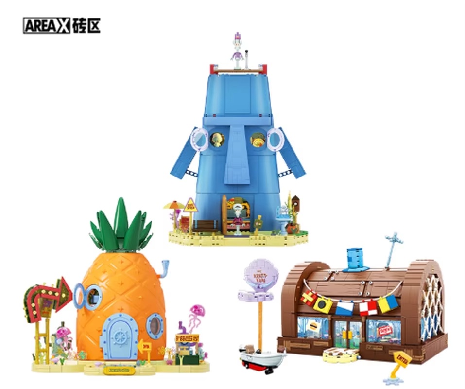 エリアックス スポンジボブ ビキニボトム ビルディングブロッ - Kids Toys China のレビューと価格