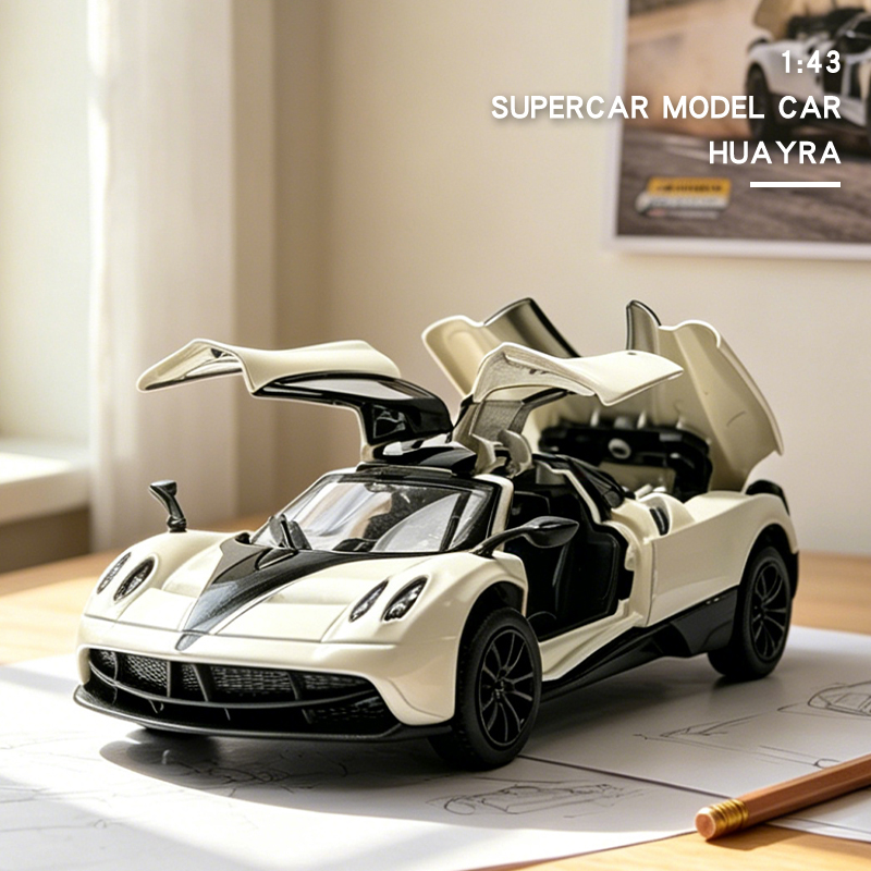 1:43合金製3ドア開閉HUAYRAダイキャストモデルレーシ - Kids Toys Unique のレビューと価格
