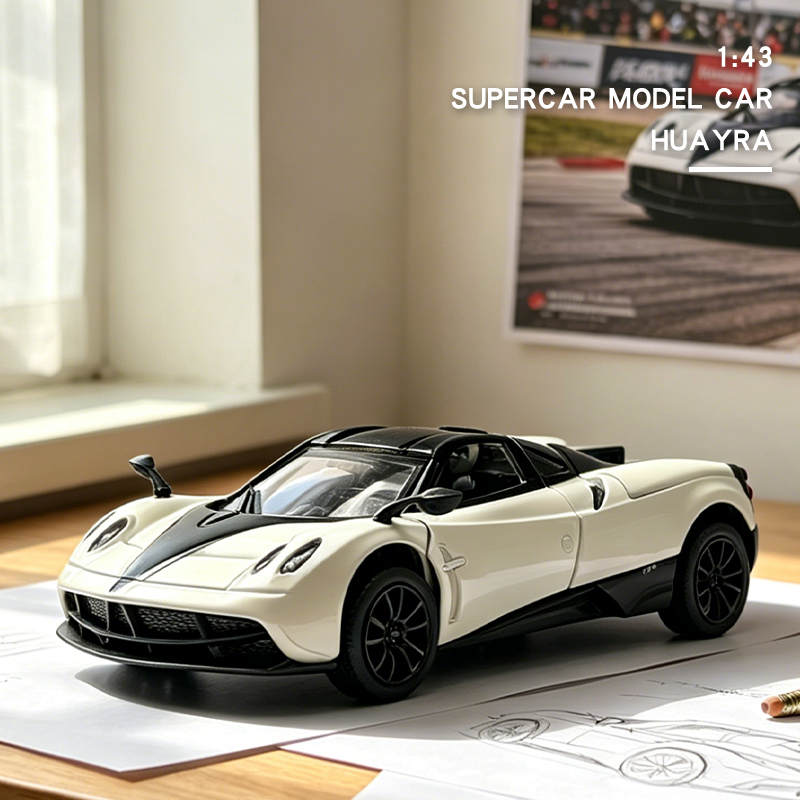 1:43合金製3ドア開閉HUAYRAダイキャストモデルレーシ - Kids Toys Unique のレビューと価格