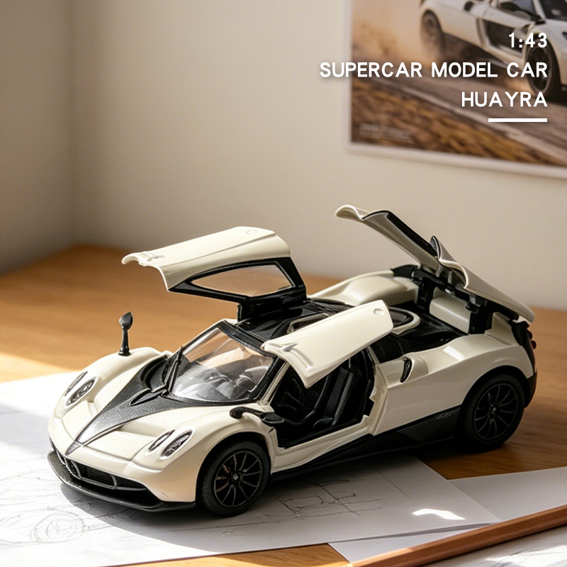 1:43合金製3ドア開閉HUAYRAダイキャストモデルレーシ - Kids Toys Unique のレビューと価格