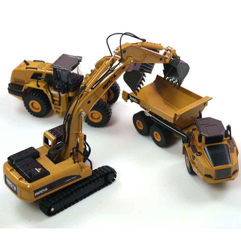 HUINA 1:50 ダンプトラック掘削機ホイールローダーダ - Kids Toys Unique のレビューと価格
