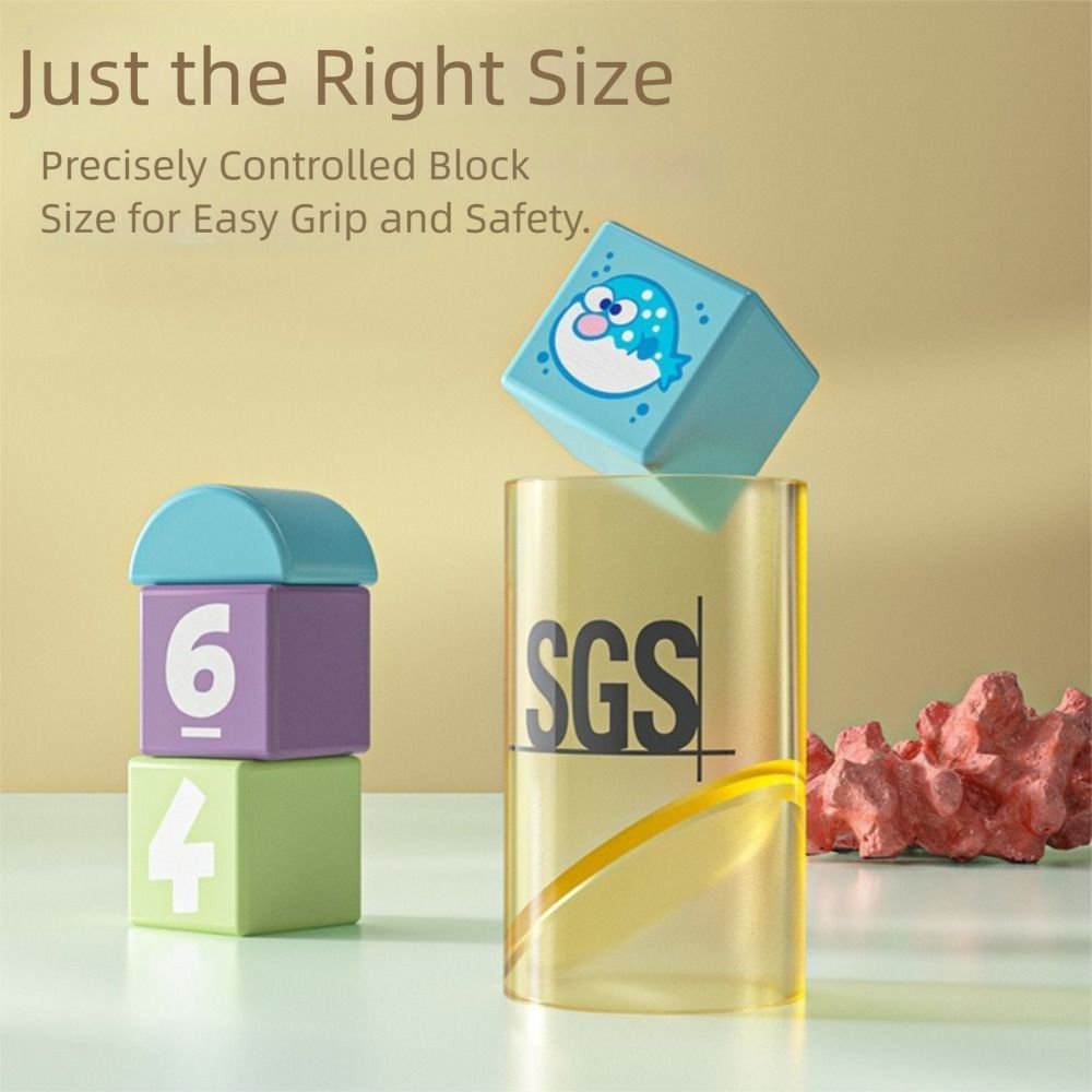 木製木製積み木 収納ボックス付き早期学習用組み立て積み木 幼 - Wooden Blocks Stacking のレビューと価格