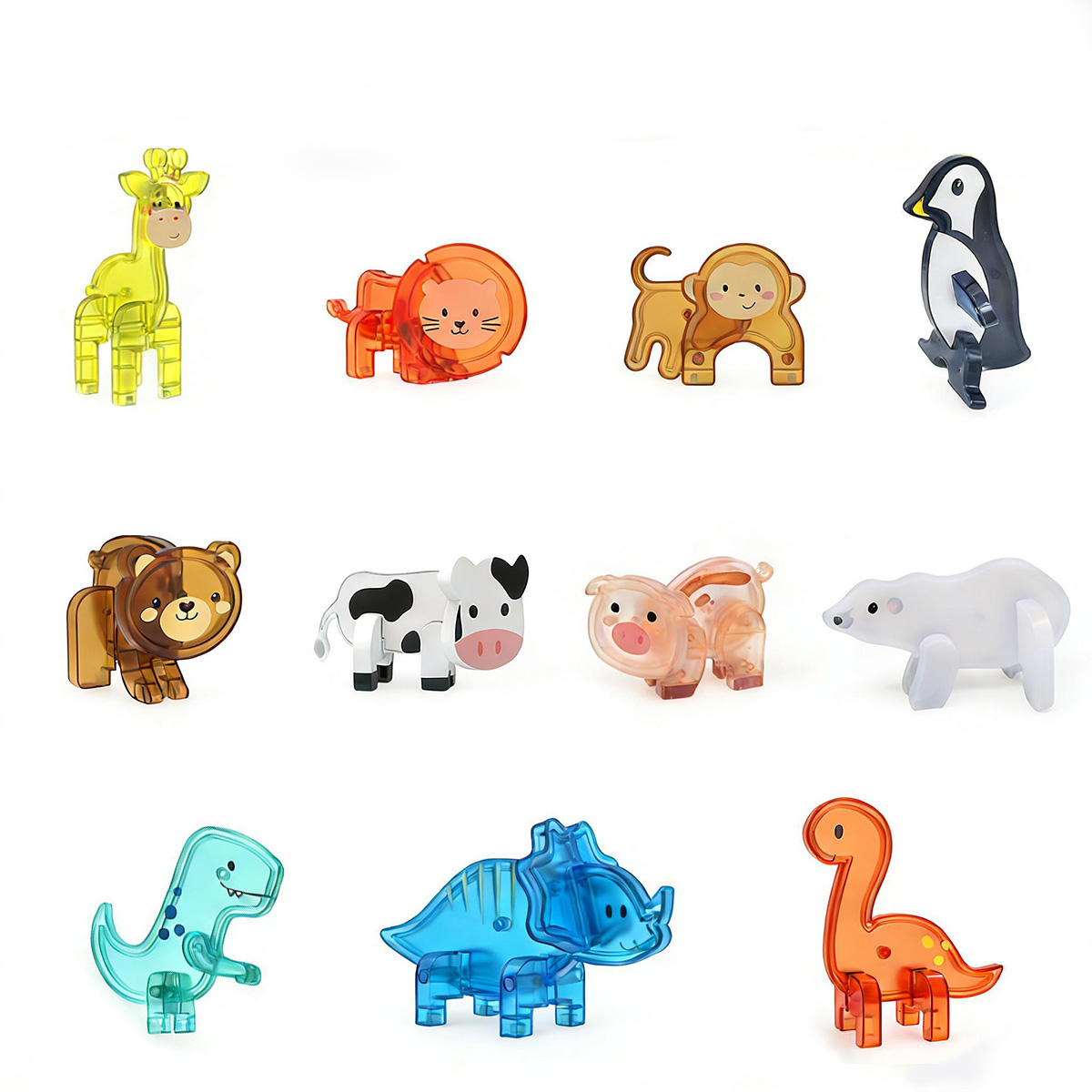 マグネットタイルおもちゃアクセサリー、小動物、子供用パズルコ - Marble Run Set のレビューと価格