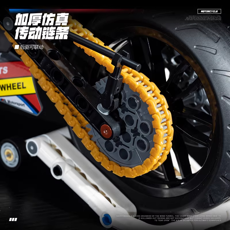 3～7日間で配送 MG01 MOC ディテール豊かなバイク組 - Kids Toys Delivery Today のレビューと価格