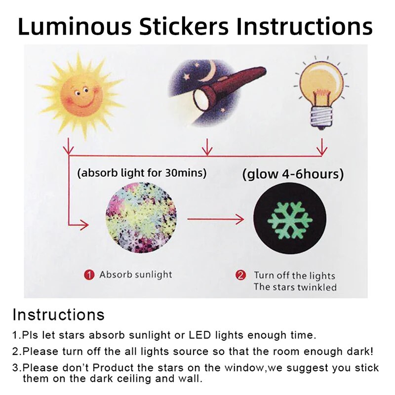 103 個発光月と星ウォールステッカー暗闇で光る壁用ステッカ - Glow In Dark Stars のレビューと価格