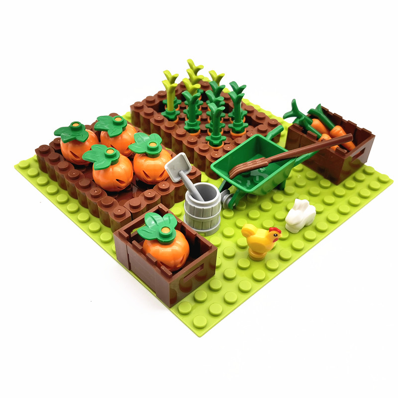 MOC 家畜木植物ビルディングブロック子供のための互換性のあ - Marble Run Set のレビューと価格