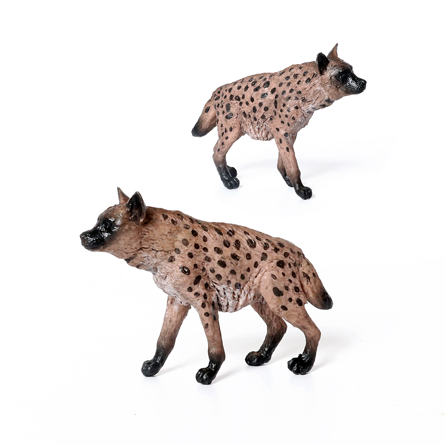 リアルなプラスチック野生動物ハイエナ、たてがみオオカミ、アフ - Kids Toys China のレビューと価格