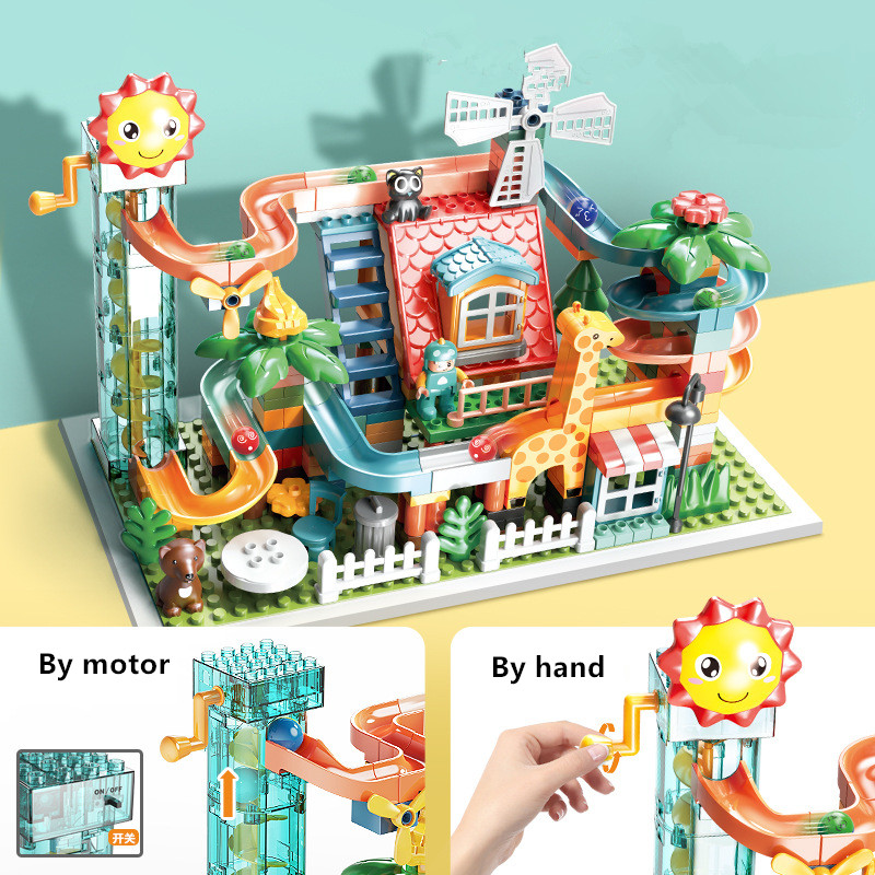 Fancytree 電動手動エレベーター大理石レースランリフ - Marble Run Set のレビューと価格