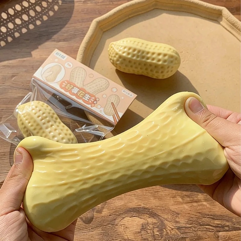 ピーナッツストレスボール クランチーなスクイーズボール ふわ - Kids Toys China のレビューと価格