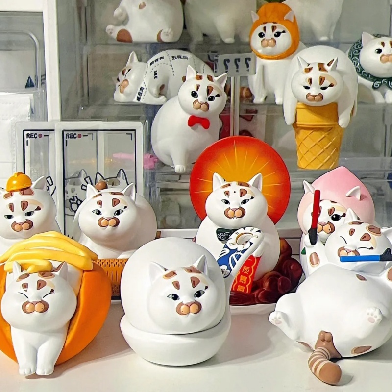 かわいいルールー小珠ミーブラインドボックスおもちゃ猫モデルか - Xiaomi Kids Toys のレビューと価格