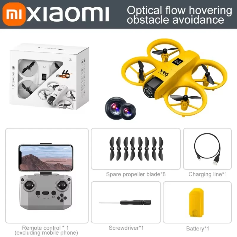 V66 ミニ WiFi 折りたたみ式マイクロ飛行機ドローン  - Xiaomi Kids Toys のレビューと価格