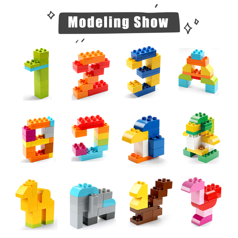 500 グラム/バッグかわいいビッグサイズクリエイティブビル - Marble Run Set のレビューと価格