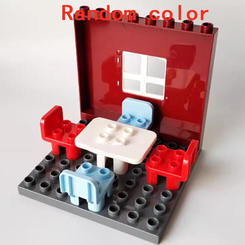 大型ビルディングブロックシーンアクセサリーダイニングルームキ - Marble Run Set のレビューと価格