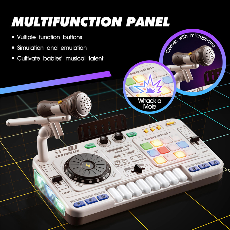 シミュレーション DJ ミキサーコントローラーおもちゃ子供の - Kids Toys Bd のレビューと価格