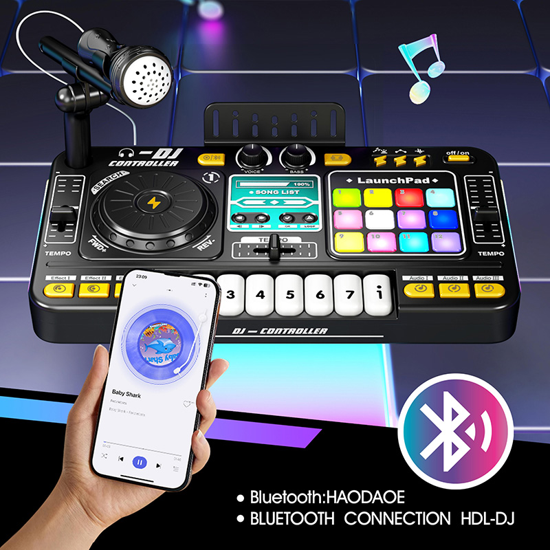 シミュレーション DJ ミキサーコントローラーおもちゃ子供の - Kids Toys Bd のレビューと価格